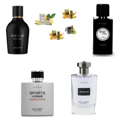 Fragrance World Bad Lad Le Parfum + Estiara Sports Homme Limited Edition  +  Estiara Advants + Estiara Dream & Noir + 4 подаръка